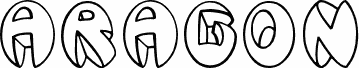 Preview of the Aragon font