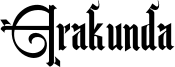 Preview of the Arakunda font