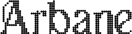 Preview of the Arbane Disco Demo Regular font