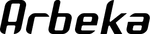 Arbeka  Bold Italic