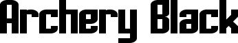 Archery Black Rounded