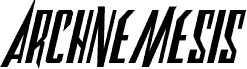 Archnemesis Bold Italic フォント