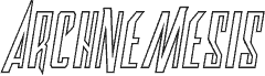 Archnemesis Outline Semi-Ital フォント