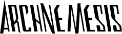 Archnemesis Semi-Leftalic フォント