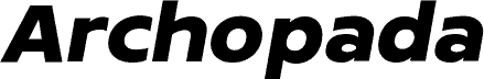 Archopada Oblique Extra Bold czcionka