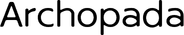 Archopada Rounded Regular czcionka