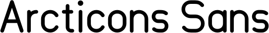 Arcticons Sans Regular