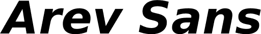 Arev Sans Bold Oblique