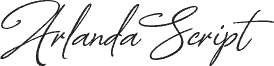 Arlanda Script Swash PERSONAL Regular police