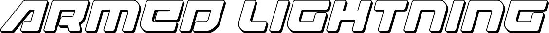Armed Lightning 3D Italic
