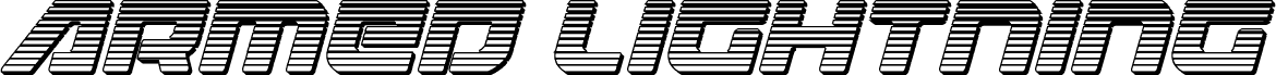 Armed Lightning Chrome Italic