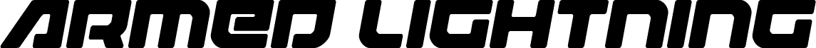 Armed Lightning Semi-Italic