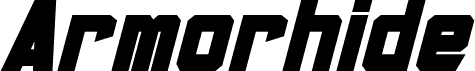 Armorhide Bold Italic