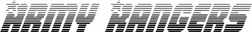 Army Rangers Gradient Italic