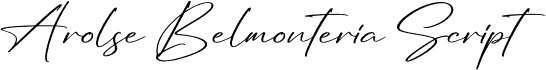 Arolse Belmonteria Script