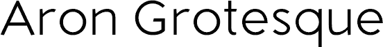Aron Grotesque Light