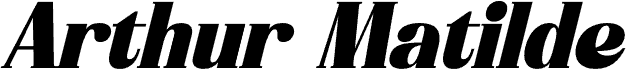 Arthur Matilde DEMO VERSION Italic