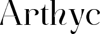 Preview of the Arthyc font