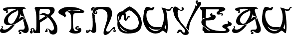 Preview of the ArtNouveau font