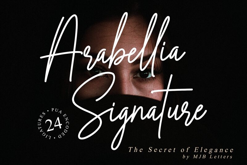 Arabellia Signature — 字体展示