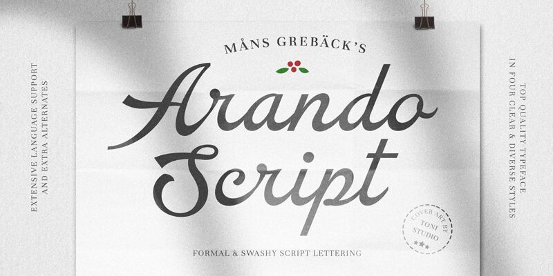 Arando Script Шрифт