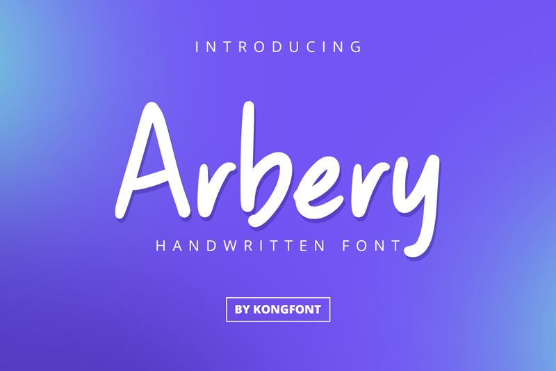 Arbery Schriftart