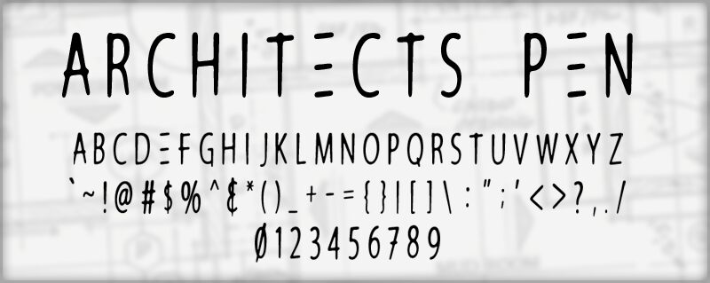 Architects Pen Carattere