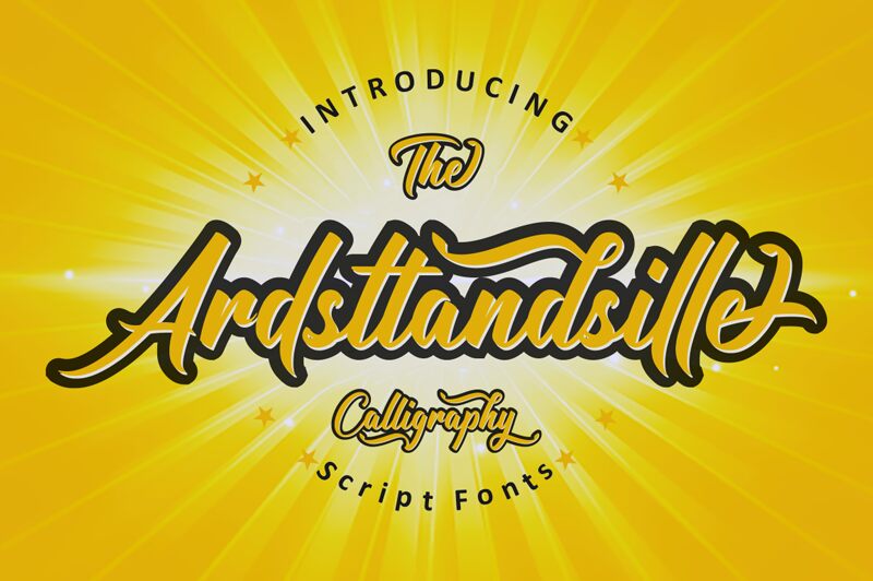 Ardsttandsille Schriftart
