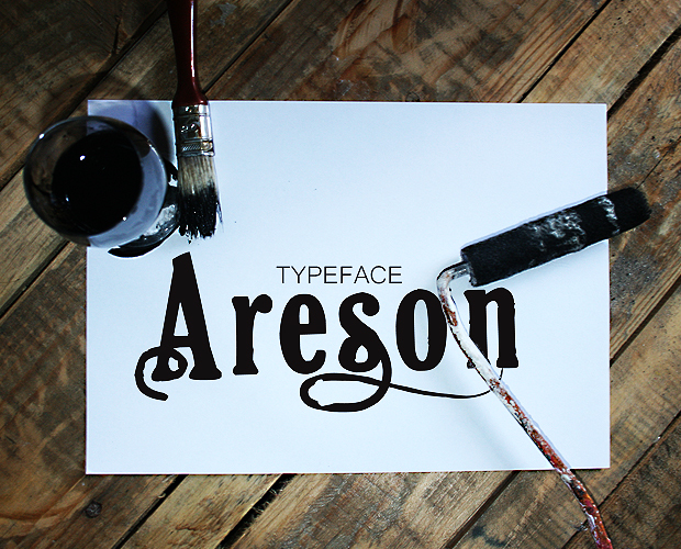 Areson Schriftart