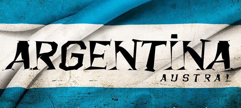 Argentina Austral Czcionka