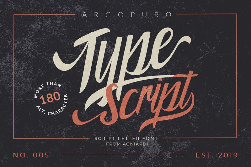 Argopuro Script الخط 