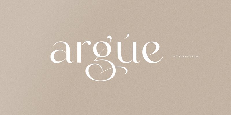 Argue Schriftart