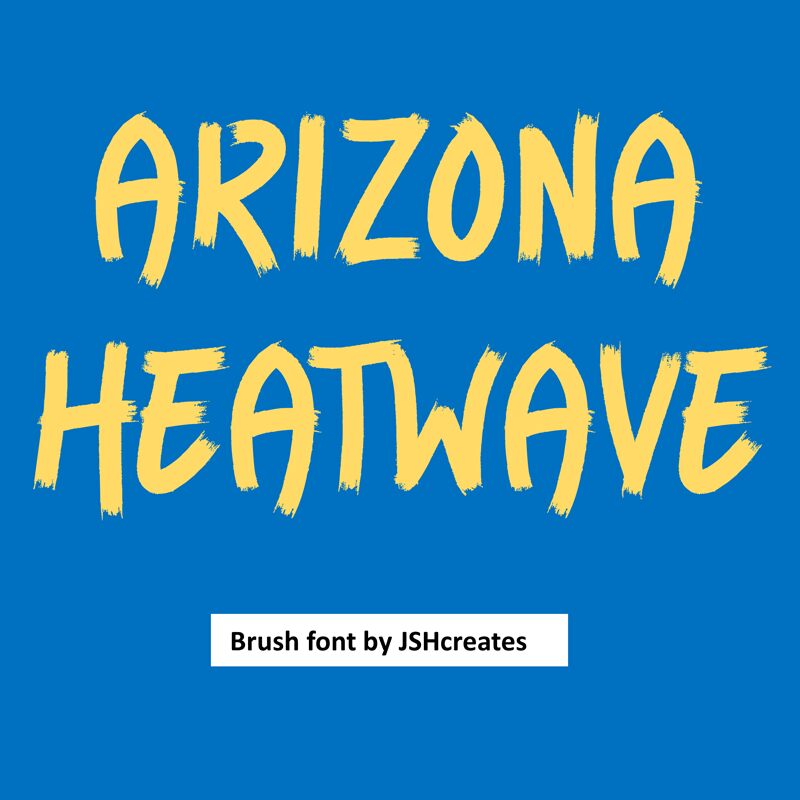 Arizona Heatwave Schriftart