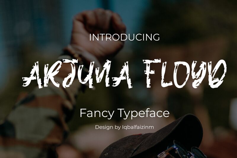 ArjunaFloyd الخط