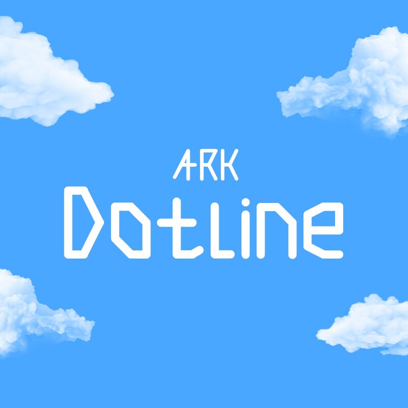ARK DOTLINE Schriftart