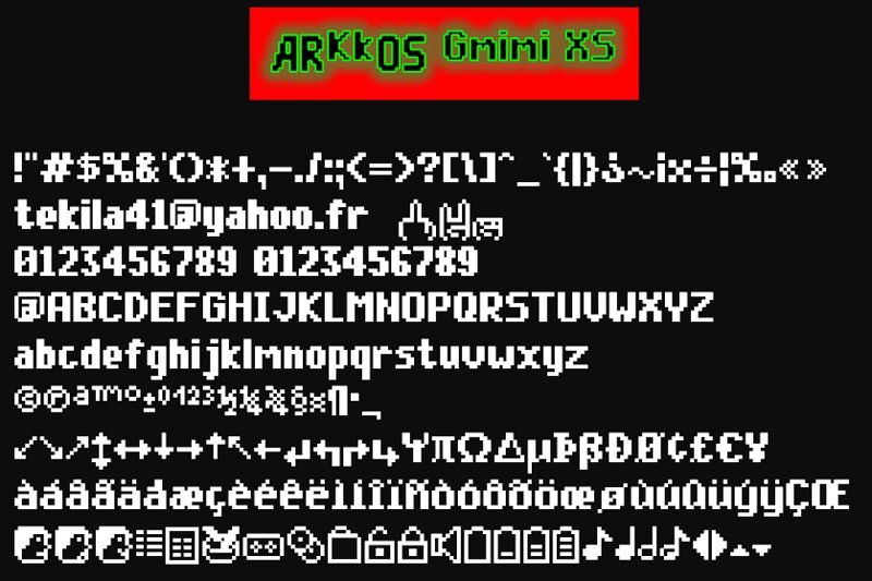 ArKkos Gmimi Czcionka