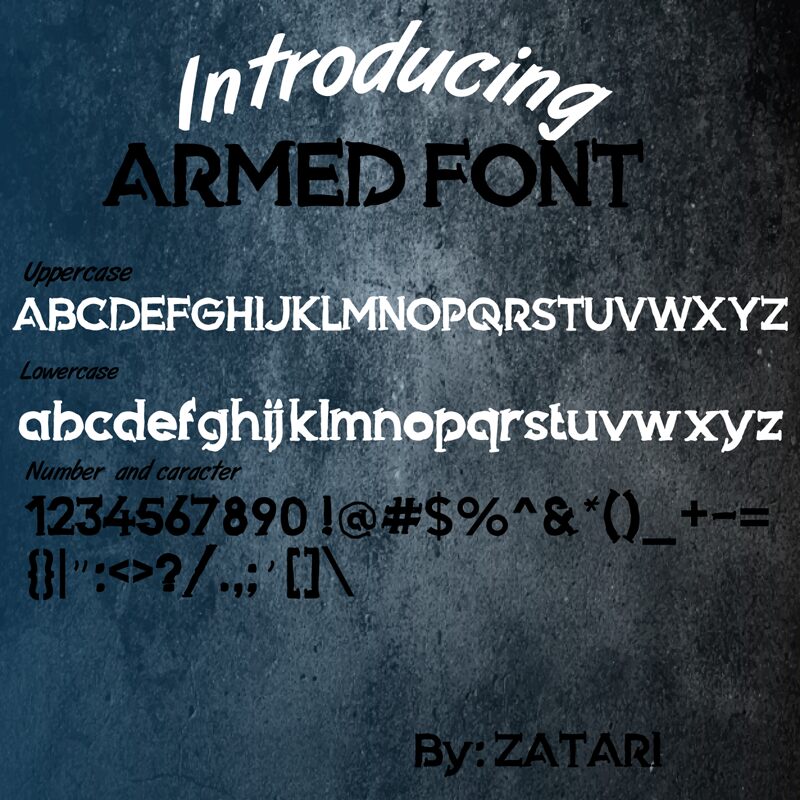 Armed Czcionka
