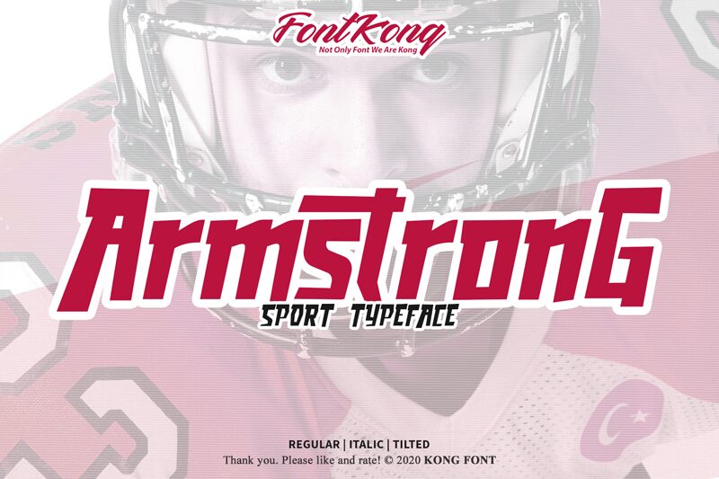 Armstrong Schriftart