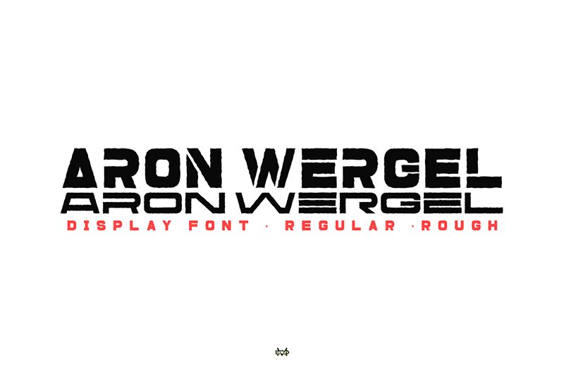 Aron Wergel Schriftart