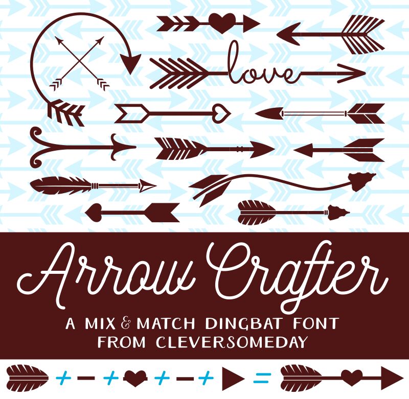Arrow Crafter Schriftart