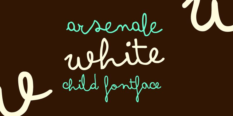 Arsenale White Czcionka