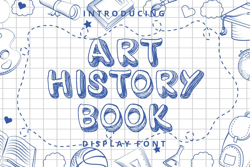 ART HISTORY BOOK Schriftart