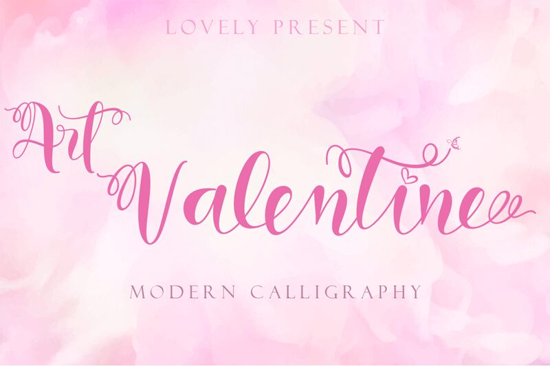 Art Valentine Czcionka