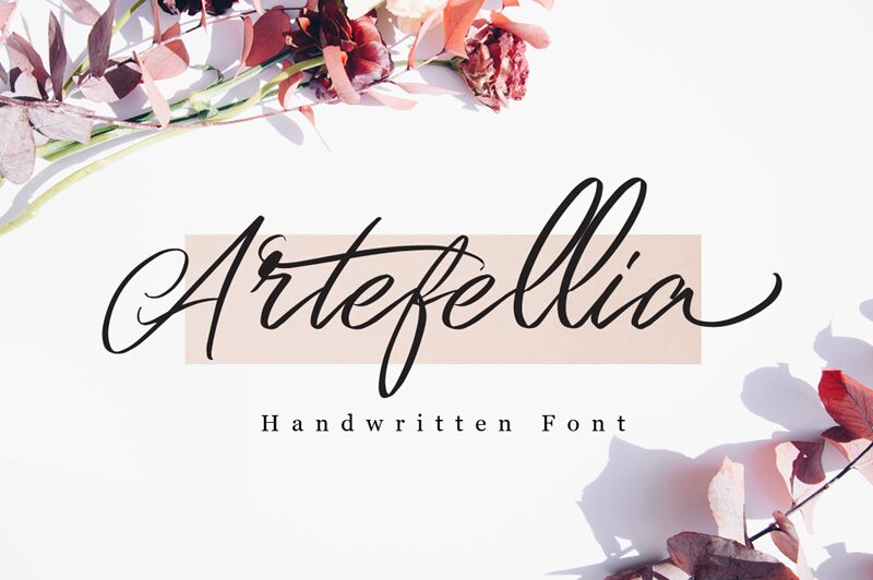 Artefellia Schriftart