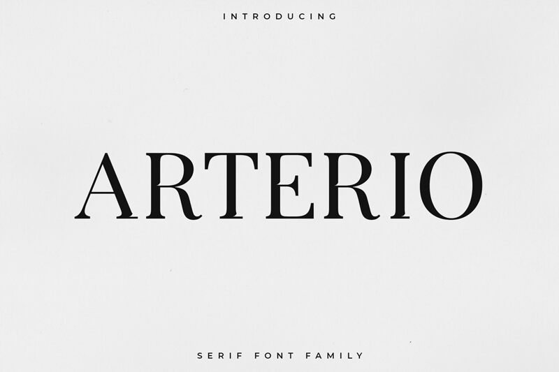 Arterio Schriftart