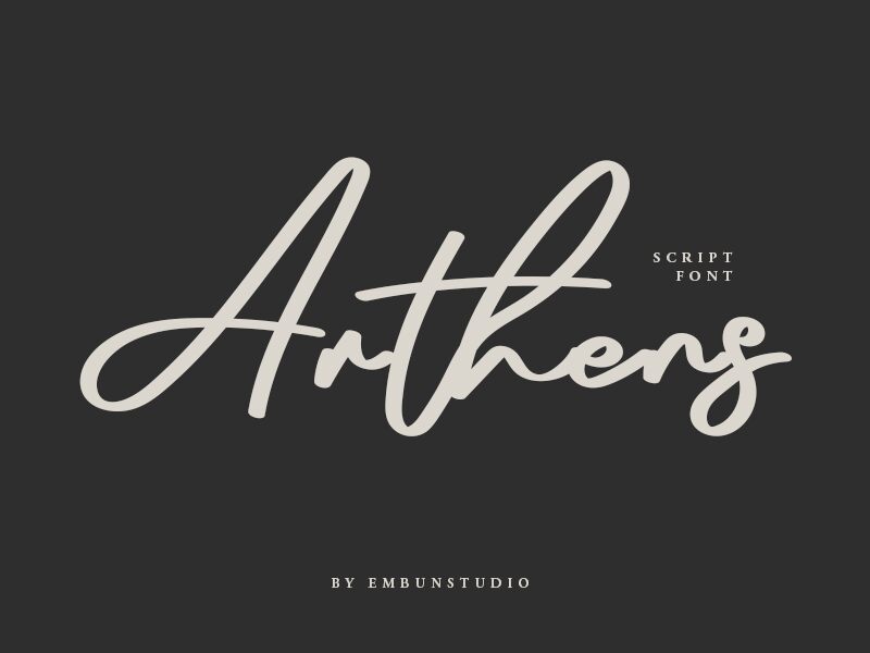 Arthens Schriftart