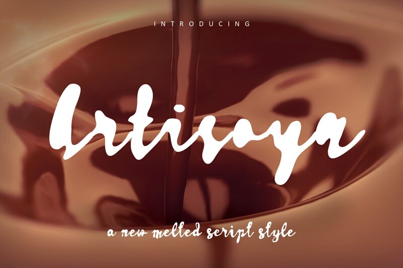 Artisoya Three Schriftart