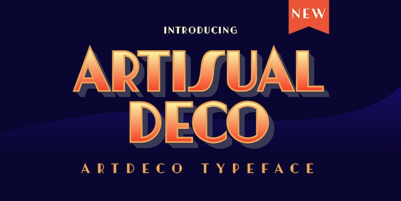 Artisual Deco Schriftart