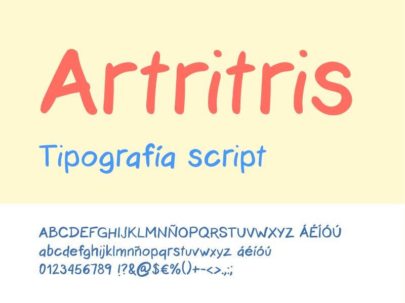 Artritris Schriftart