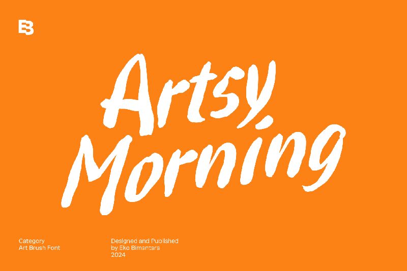 Artsy Morning Schriftart